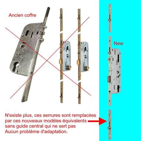 Serrure Vachette automatique 10215 tetière de 18mm Serrures Clés