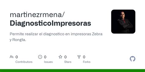 Github Martinezrmena Diagnosticoimpresoras Permite Realizar El