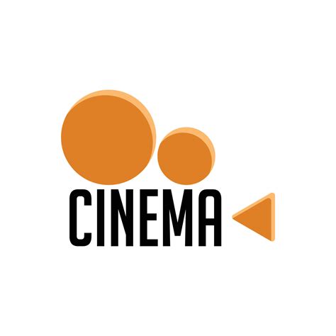 cinema logo modern design concept 5714506 Vector Art at Vecteezy