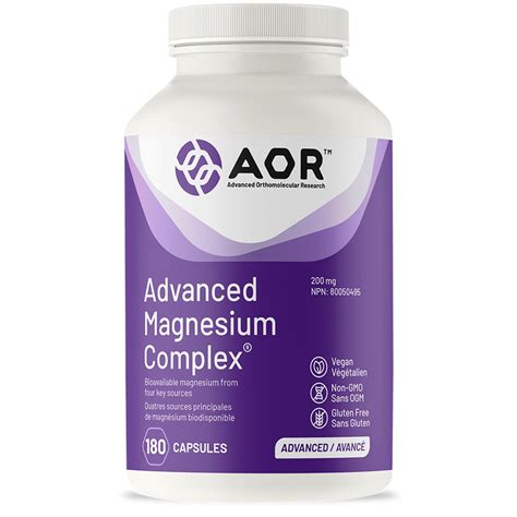 AOR Advanced Magnesium Complex, 200mg – Vitamart.ca