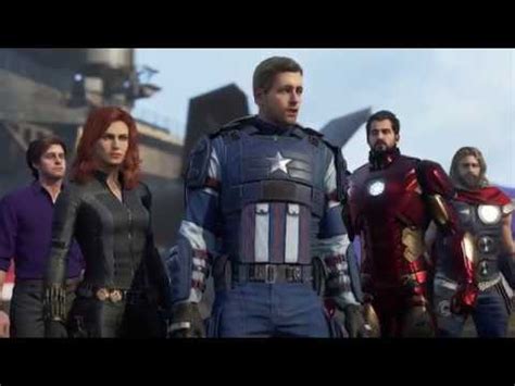 Marvel S Avengers A Day Prologue 4K UHD Gameplay PS4 Xbox One PC