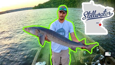 ST.CROIX river STURGEON fishing (STILLWATER MN) - YouTube