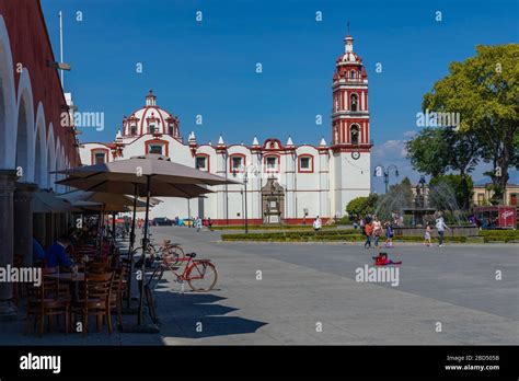 Traditional architecture in Cholula, Mexico Stock Photo - Alamy