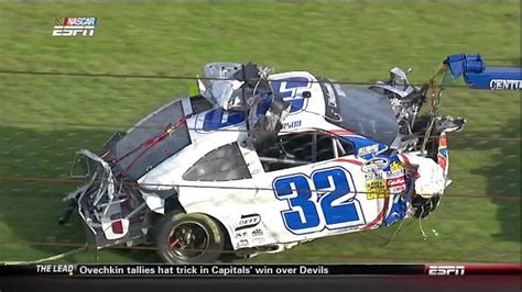 Crash At NASCAR Nationwide Race At Daytona Leaves Kyle Larson S Car