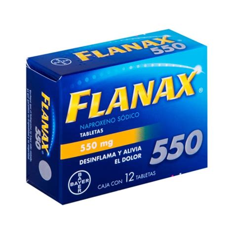 Flanax Analgesico Tabletas Mg