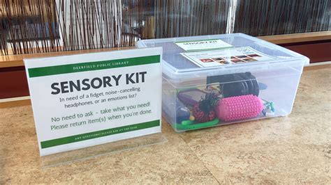 New Sensory Kits For Your In Library Experience Deerfield Public Library