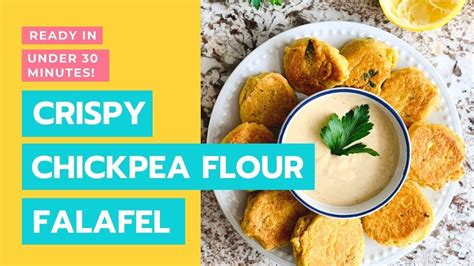 Easy Chickpea Flour Falafel Ready In Under 30 Minutes Youtube