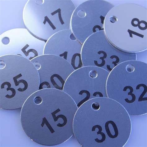 Numbered Key Tags Aluminium with engraving | CombiCraft Worldwide