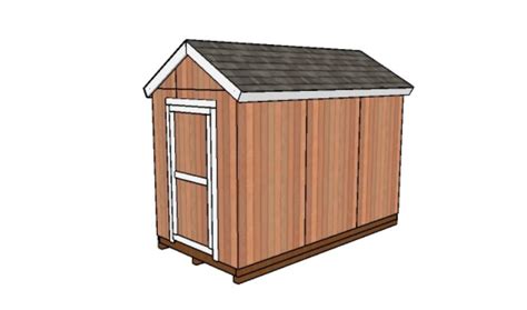 6x12 Gable Shed Free Diy Plans Howtospecialist How To Build Step