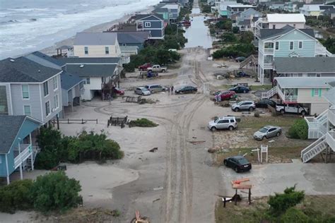 The Aftermath of Hurricane Isaias at Oak Island NC - Oak Island NC ...