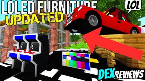 Loled Furniture Addon Updated For Minecraft Bedrock Dex Review