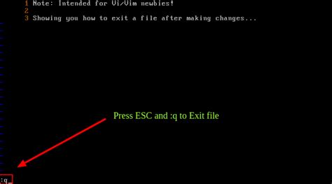 How To Exit A File In Vi Vim Editor In Linux