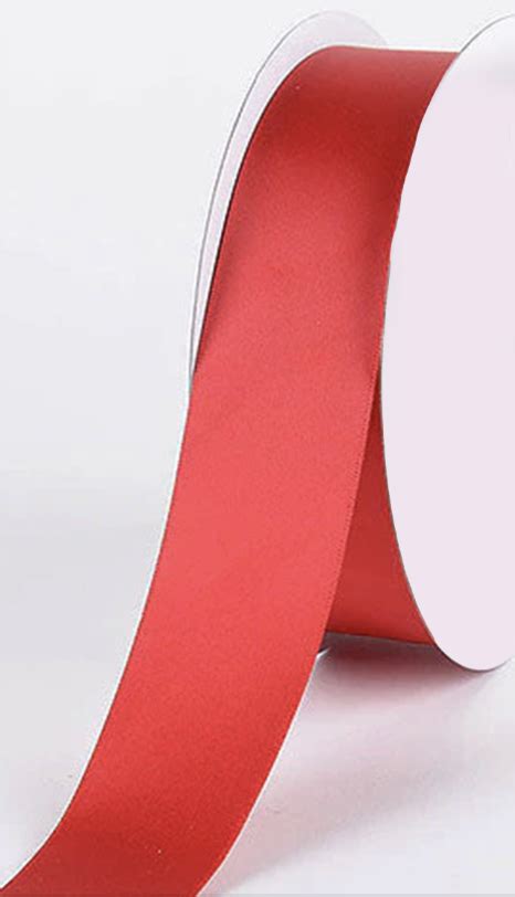 Red Polyester Satin Ribbon 3 X 25yds