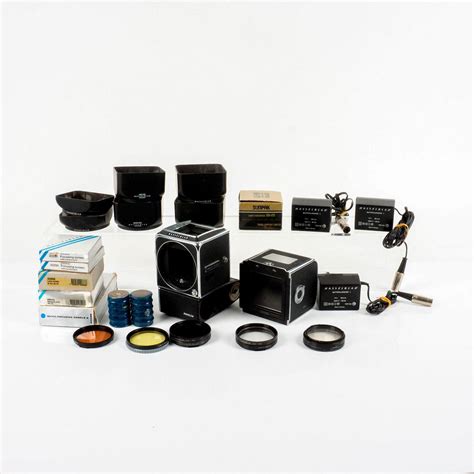 At Auction 24pc Hasselblad 500el M Medium Slr Camera Accessories