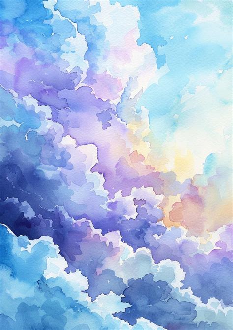 50+ Watercolor Clouds Painting Ideas to Elevate Your Art (Plus FREE ...