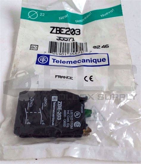 NEW TELEMECANIQUE ZBE203 CONTACT BLOCK - PLC Toolbox Supply