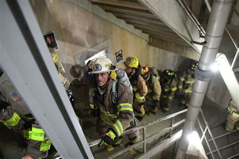 San Antonio Area First Responders Climb Tower Of The Americas To Honor