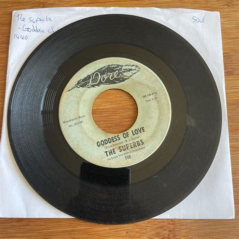 The Superbs Goddess Of Love Rare Northern Soul Dore A Ebay