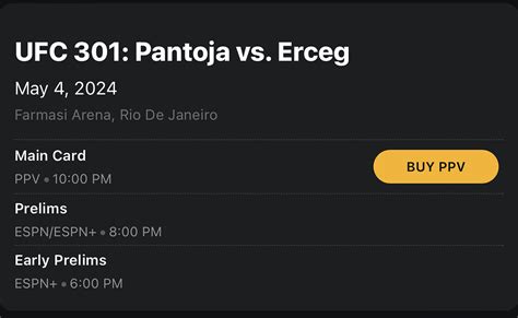 Official Ufc Pantoja V Erceg Thread Underground Mma