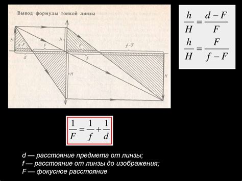 Линзы. Радиусы кривизны в двояковыпуклой и выпукловогнутой линзах ...