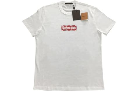 Supreme X Louis Vuitton Box Logo Tee White Mens Ss17 Us