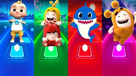 Cocomelon Oddbods Fuse Oddbods Bubbles Baby Shark Oddbods Slick