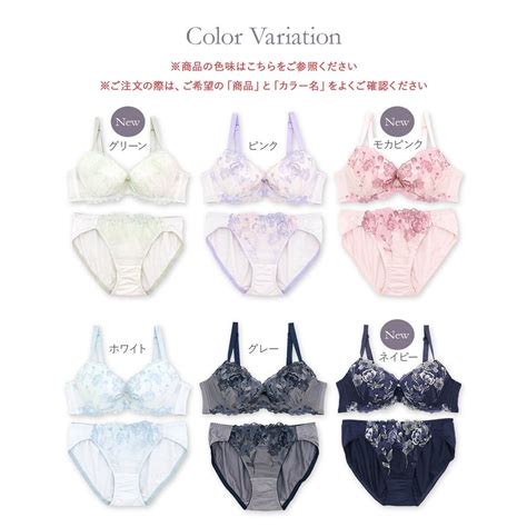 フランデランジェリー fran de lingerie 刺繍レースのベーシックデザイン 自分らしいバストに フランスタンダード ペア