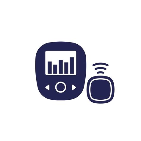 continuous glucose monitor icon on white 16564445 Vector Art at Vecteezy