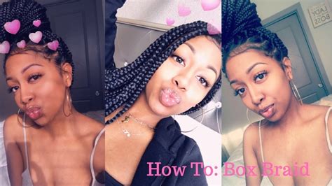 How To Diy Box Braids 101 For Beginners Youtube