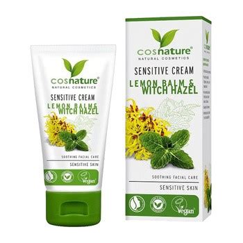 Cosnature naturalny łagodzący krem do skóry wrażliwej z melisą i