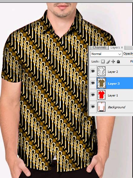 CARA MEMBUAT DESAIN BAJU KEMEJA BATIK DENGAN PHOTOSHOP Studio Creative