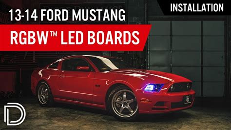 How To Install Ford Mustang Rgbw Drl Led Boards By Diode