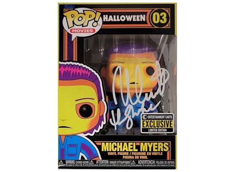 Nick Castle signed Halloween “Michael Myers” Blacklight Funko POP ...