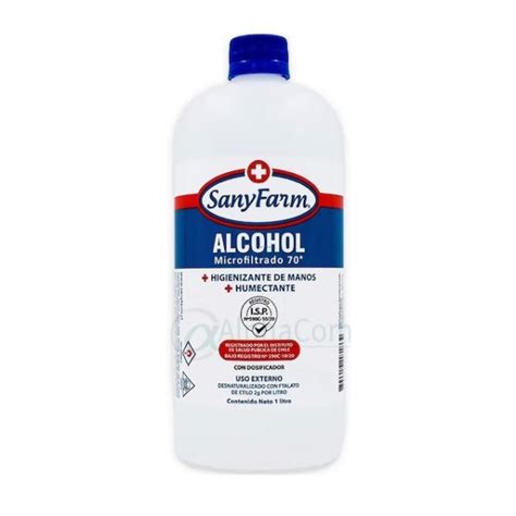 Alcohol 1lt 70100 Microfiltrado Bellpro