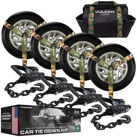 vulcan professional grade car atv utv  road tie   chain