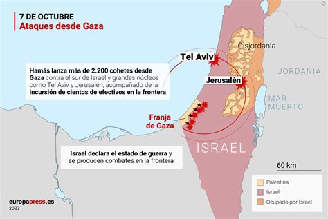 Mapas La Guerra Entre Israel Y Hamás Contexto Y Situación