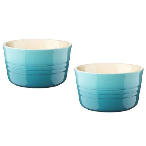 Set Of 2 Large Ramekins Caribbean Blue 170 Le Creuset Hong Kong