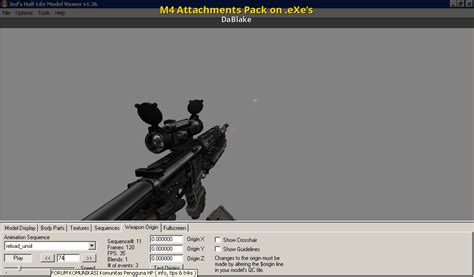 M4 Attachments Pack On Exes Gamebanana Works In Progress