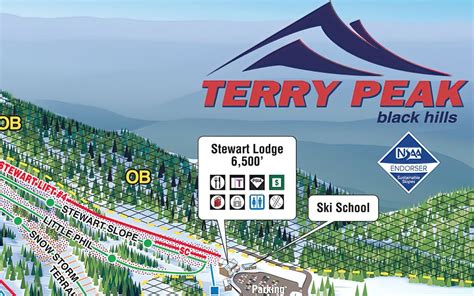 2021 TERRY PEAK Ski Trail Map Ski Home Decor, Ski Lodge Wall Decor, Ski ...