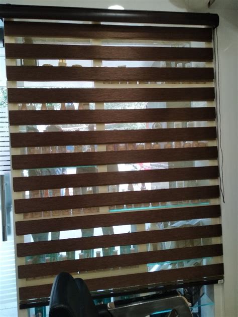 Window Polyester Zebra Blinds At Rs Sq Ft Zebra Window Blinds In