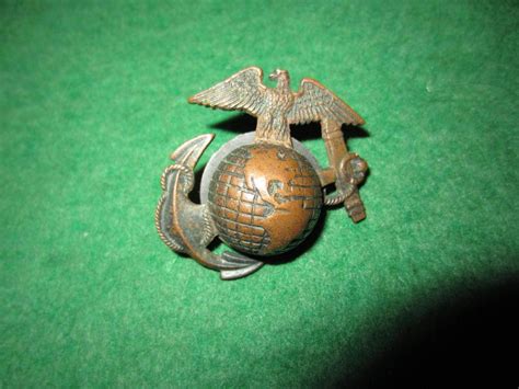 Us Ww1 Marine Corps Eagle Globe And Anchor Cap Insignia 1865960258