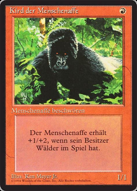 Kird Der Menschenaffe Kird Ape · Foreign Black Border Fbb 161