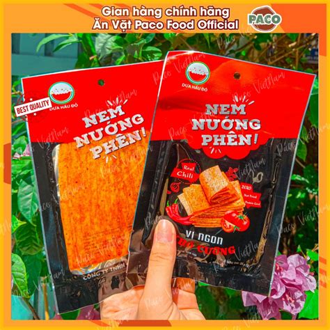 combo gói Nem Nướng Phiên làm từ bột mì ăn cùng BÀ TUYẾT SIÊU HOT gói g gói Shopee