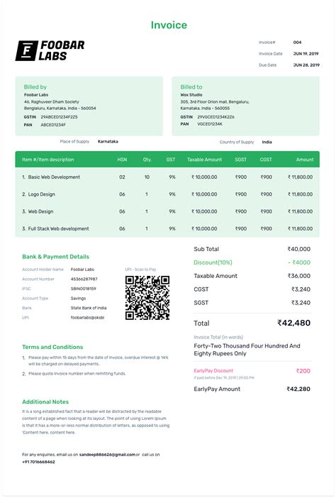 Free Proforma Invoice Templates Format Refrens