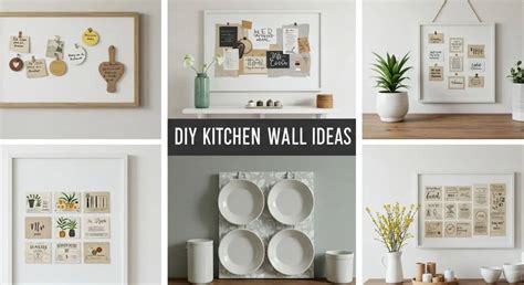 easy diy kitchen wall art ideas  personalize  space