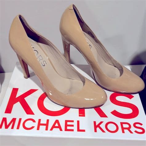 KORS Michael Kors Shoes Kors Michael Kors Nude Patent 7 2 Poshmark