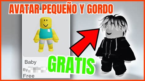 Como Ser Chiquito En Roblox Avatar Pequeño Y Gordito Gratis 2023 Youtube