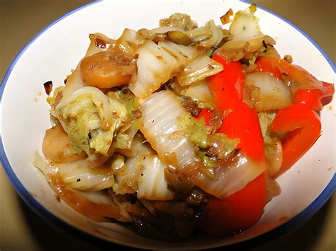 Recette De Chou Chinois Aux Crevettes Et Au Gingembre