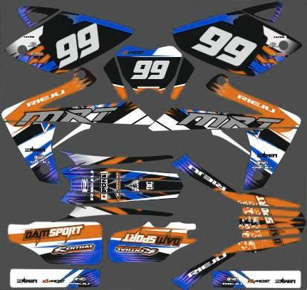 Kit D Co Rieju Mrt Craft Bleu Rouge Kitdeco Moto Fr