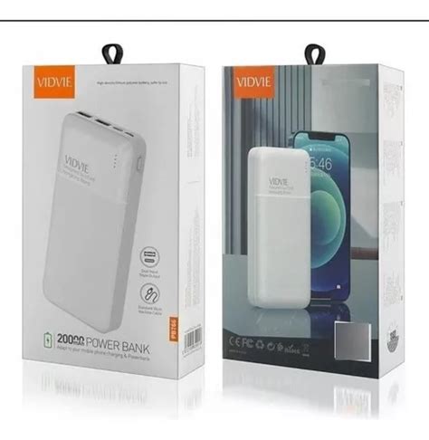 BATERÍA PORTÁTIL POWER BANK 20 000 mAh